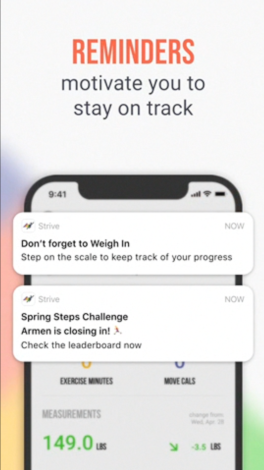 Workout Challenge App Push Notifications