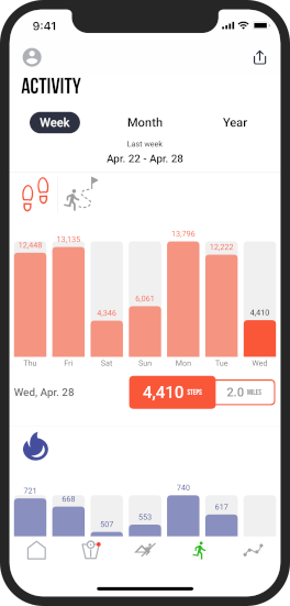 Workout Challenge App Track by Week